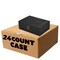 Makerflo Medium Pine Wood Memory Box with Black Felt Inside and Hinged with Clasp of Front, Keepsake Wooden Box Ideal for Craft and Personalization (Laser Engraving, Epoxy, UV DTF, and Vinyl)